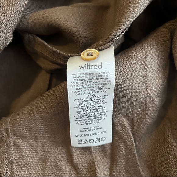 Wilfred Chocolate Brown Smocked Dress - Picture 6 of 7